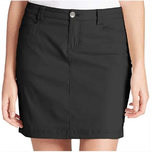 Eddie Bauer Womens 14 / XL Adventurer 2.0 Active Skirt Skort Black Golf - Picture 1 of 9